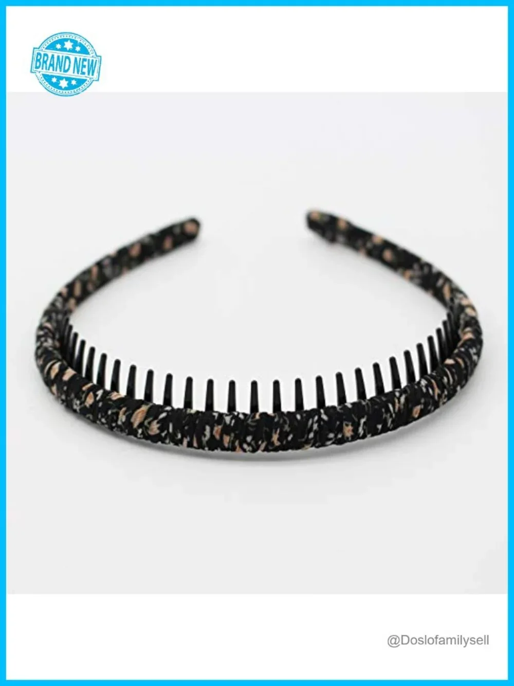 Non-slip Fashion Floral Teeth Headband Hair Accessories Soft Comfy Hair Hoop 4